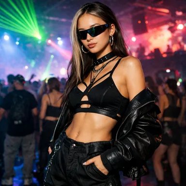 Как одеться на рейв: модные образы для клуба и фестиваля